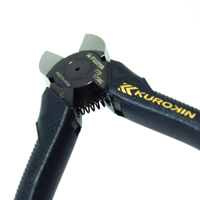 Fujiya Electric Nippers 770-175Bg 175mm Black Gold Micro Mirror Blades-Kiichin - The #1 Place for Japanese Goods in Your Hand!