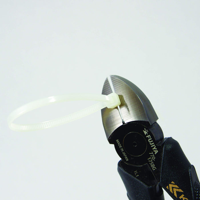 Fujiya Electric Nippers 770-175Bg 175mm Black Gold Micro Mirror Blades-Kiichin - The #1 Place for Japanese Goods in Your Hand!