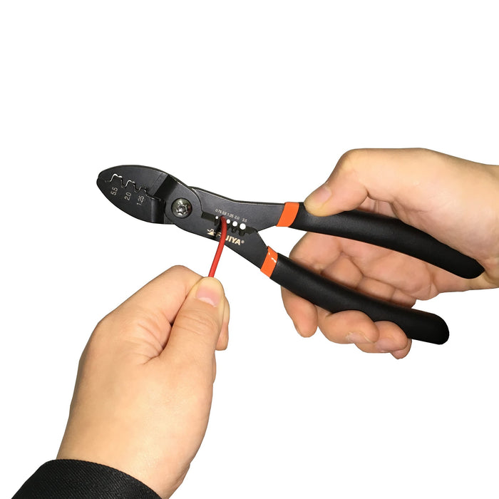 Fujiya Fa203 Electrical Pliers Mini (For Faston Terminals)-Kiichin - The #1 Place for Japanese Goods in Your Hand!