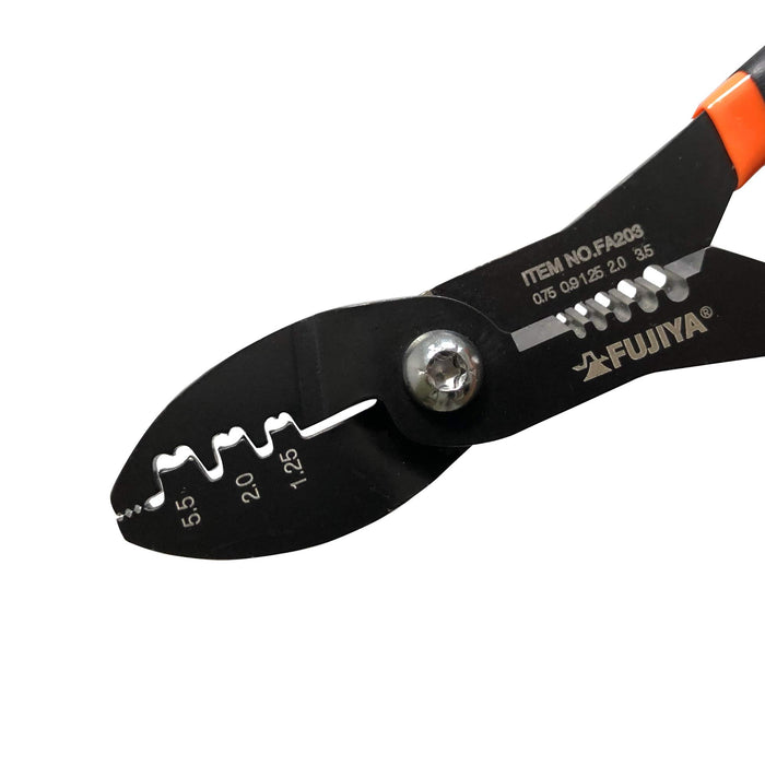 Fujiya Fa203 Electrical Pliers Mini (For Faston Terminals)-Kiichin - The #1 Place for Japanese Goods in Your Hand!