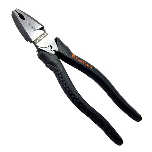 Fujiya 3300N-200 Electrician Eccentric Pliers Zero Black-Kiichin - The #1 Place for Japanese Goods in Your Hand!