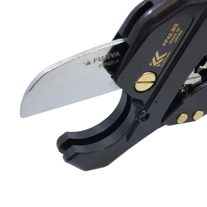 Fujiya FP42-BG PVC Pipe Cutter Black Gold-Kiichin - The #1 Place for Japanese Goods in Your Hand!