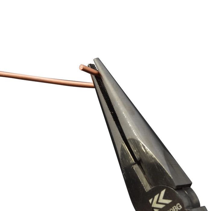 Fujiya 350-150Bg Radio Pliers Black Gold Cross Knurling-Kiichin - The #1 Place for Japanese Goods in Your Hand!