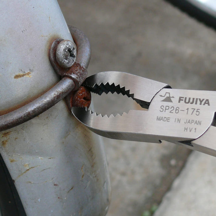 Fujiya SP26-175 Screw Pliers 175mm Removing Crushed Screws-Kiichin - The #1 Place for Japanese Goods in Your Hand!