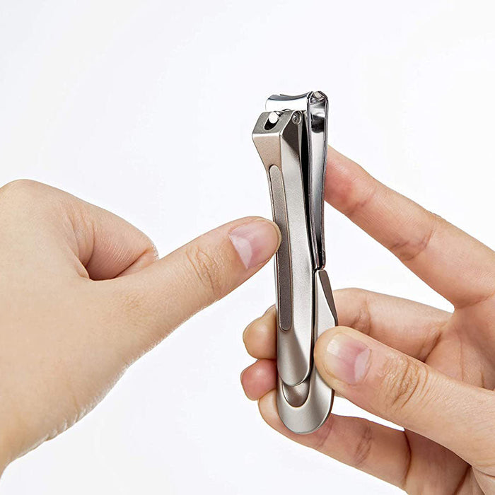 Premium Small Stainless Steel Nail Clipper by Green Bell Japan - Superior Quality for Perfect Nails-Kiichin - The #1 Place for Japanese Goods in Your Hand!