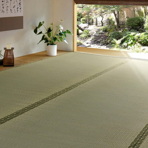 Hagihara Green Edoma 1 Tatami Japan Double Eye Woven Water Repellent Bizen Carpet-Kiichin - The #1 Place for Japanese Goods in Your Hand!