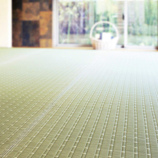 Hagihara Rush Flower Mat Carpet - Authentic Japanese Tatami Design-Kiichin - The #1 Place for Japanese Goods in Your Hand!