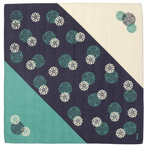 Hama Pattern Furoshiki 50Cm Yumehana Komon Navy Blue Cloth-Kiichin - The #1 Place for Japanese Goods in Your Hand!