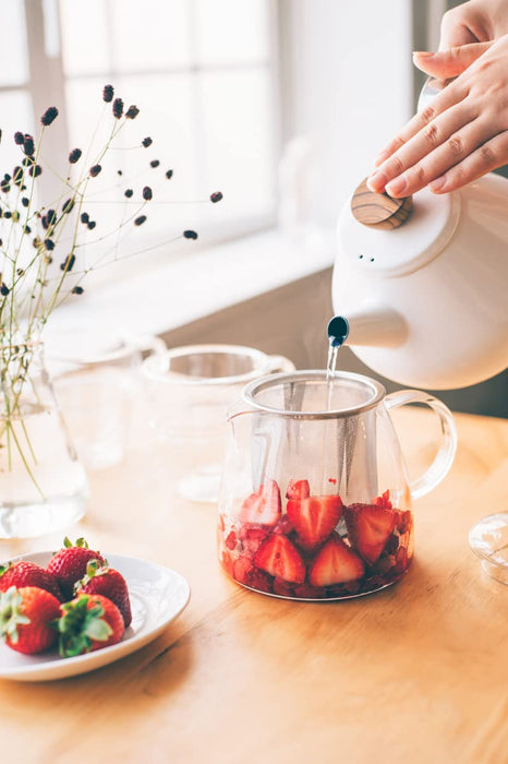 Hario Japan Leaf Tea Pot - 360Ml Chen-36T for 2 People-Kiichin - The #1 Place for Japanese Goods in Your Hand!