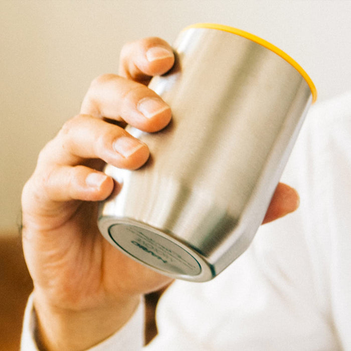 Hario Osm-270-B Stainless Steel Mug Miolove Odd Stainer Black 270Ml-Kiichin - The #1 Place for Japanese Goods in Your Hand!