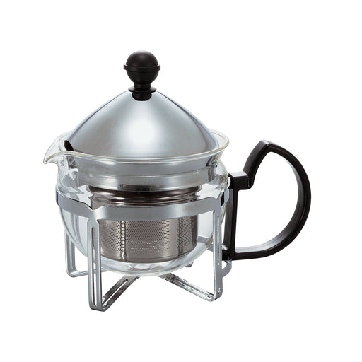 Hario Tea King Silver Chan-2Sv Japan Set - Ideal for 2 People-Kiichin - The #1 Place for Japanese Goods in Your Hand!