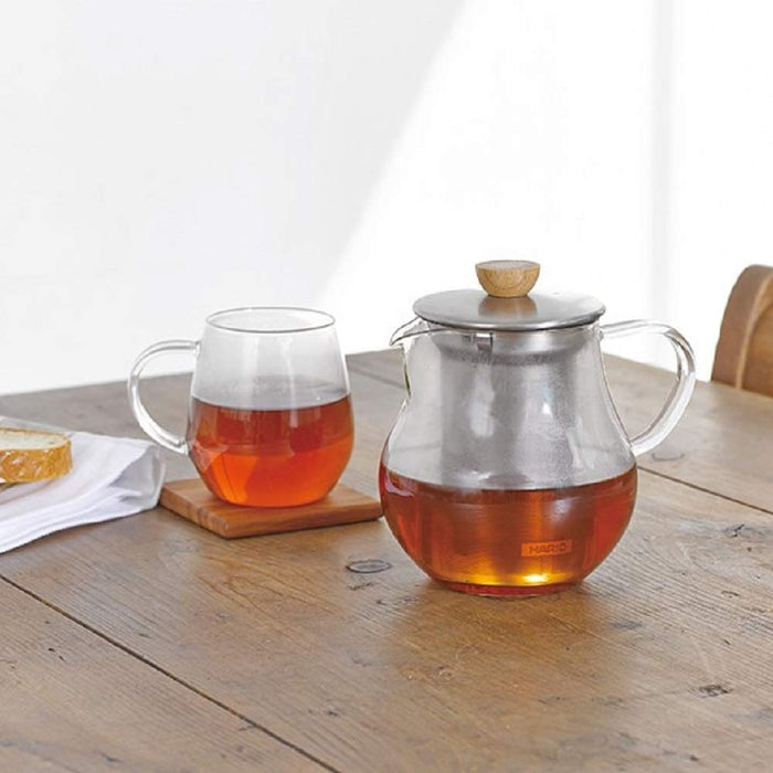 Hario TPC-45HSV 450mL Heat Resistant Glass Tea Pitcher-Kiichin - The #1 Place for Japanese Goods in Your Hand!