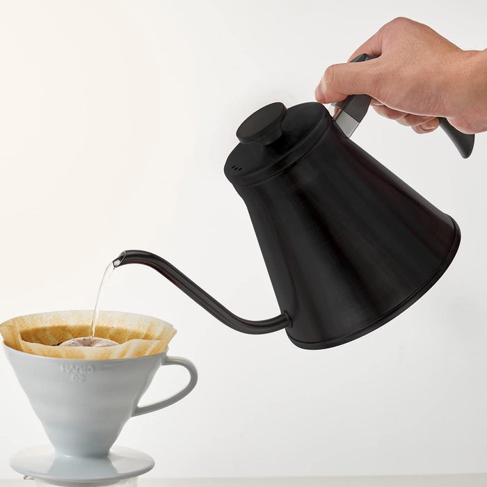 Hario V60 Drip Kettle Gas-IH Compatible 800ml VKF-120-MB-Kiichin - The #1 Place for Japanese Goods in Your Hand!