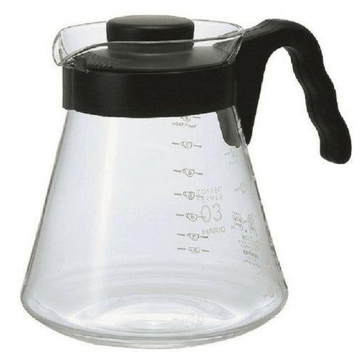 Harry V60 Glass Coffee Server with Angled Handle - 1000ml-Kiichin - The #1 Place for Japanese Goods in Your Hand!