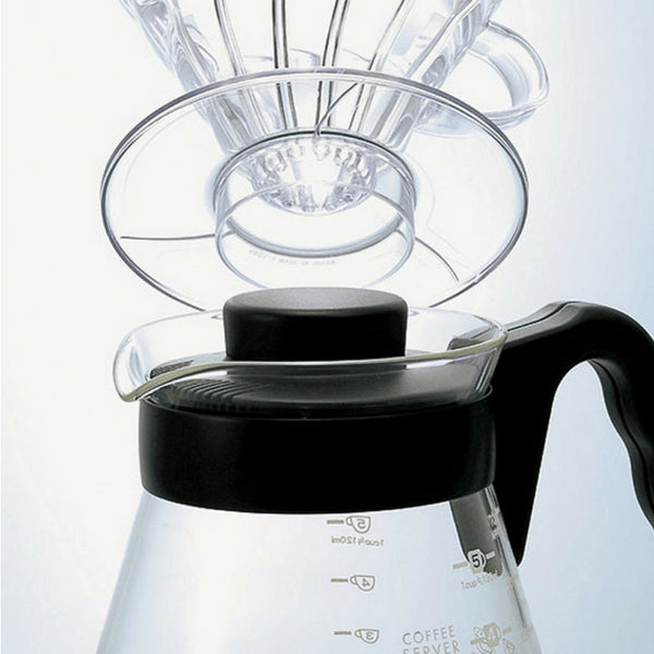 Harry V60 Glass Coffee Server with Angled Handle - 1000ml-Kiichin - The #1 Place for Japanese Goods in Your Hand!