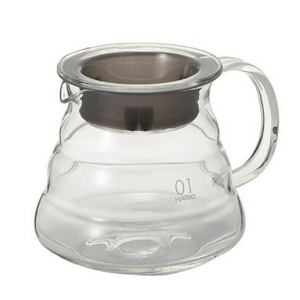 Hario V60 Glass Coffee Server with Lid & Handle - XGS-36TB (360ml)-Kiichin - The #1 Place for Japanese Goods in Your Hand!