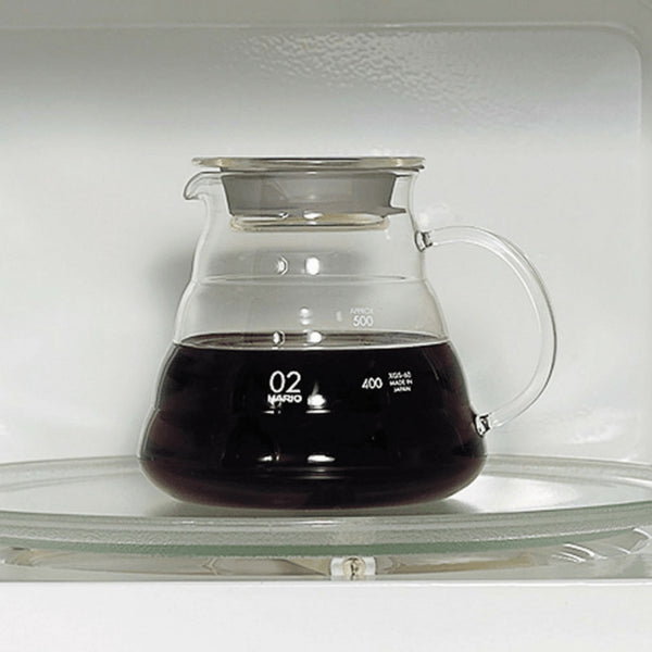 Hario V60 Glass Coffee Server with Lid & Handle - XGS-36TB (360ml)-Kiichin - The #1 Place for Japanese Goods in Your Hand!