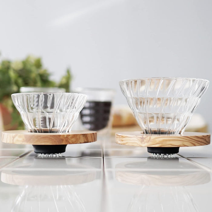 Hario V60 Dripper Olive Wood 02 VDGR-02-OV 1-4 Cups-Kiichin - The #1 Place for Japanese Goods in Your Hand!