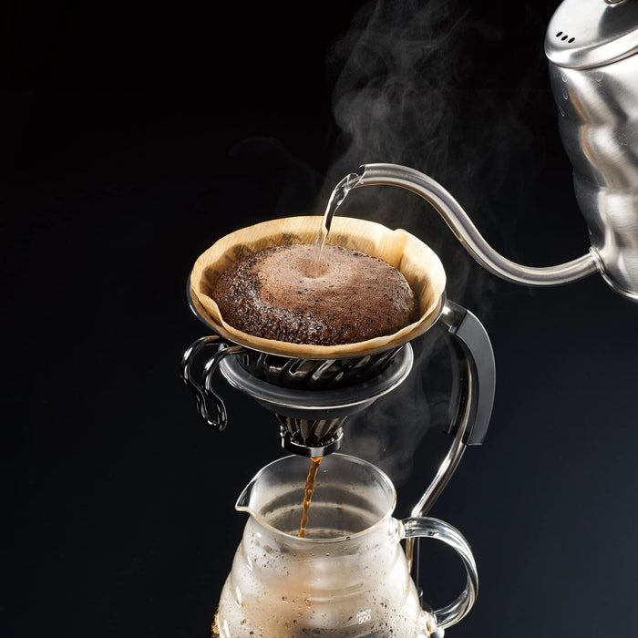 Hario V60 Metal Coffee Dripper VDM-02-MB 1-4Cups Matte Black 9x14.5x12cm-Kiichin - The #1 Place for Japanese Goods in Your Hand!