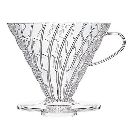 Hario V60 Plastic Coffee Dripper 1-6 Cups Japan with Scoop Vd-03T-Kiichin - The #1 Place for Japanese Goods in Your Hand!