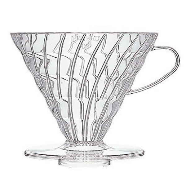 Hario V60 Plastic Coffee Dripper 1-6 Cups Japan with Scoop Vd-03T-Kiichin - The #1 Place for Japanese Goods in Your Hand!