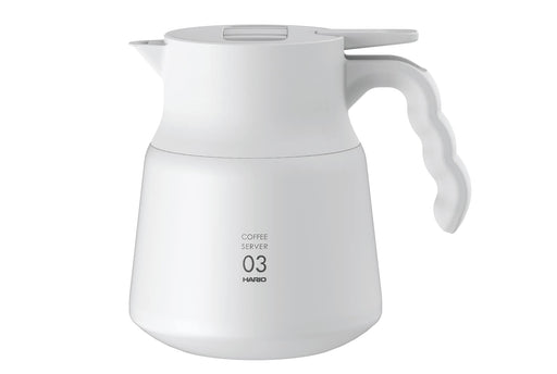 Hario V60 Stainless Steel Server 800Ml White - Made In Japan-Kiichin - The #1 Place for Japanese Goods in Your Hand!