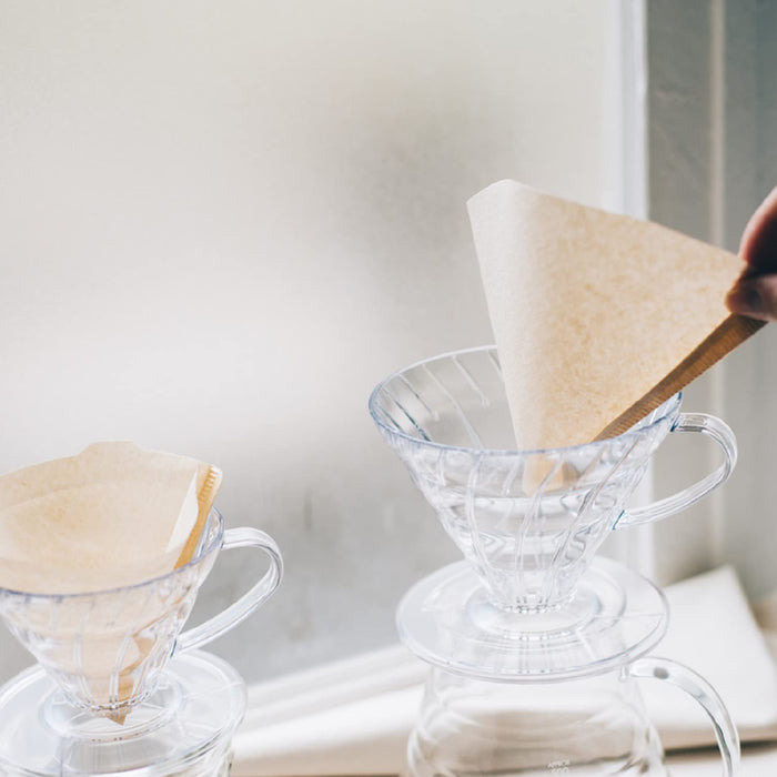 Hario V60 Transparent Dripper 01 Clear 1-2Cups Japan VDR-01-T-Kiichin - The #1 Place for Japanese Goods in Your Hand!