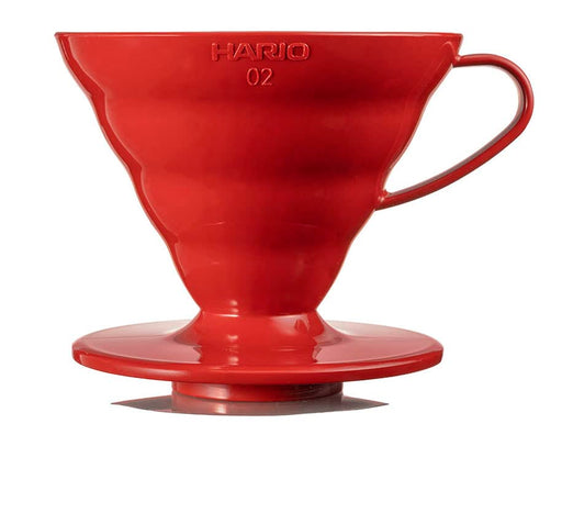 Hario V60 Dripper 02 Red 1-4 Cups Coffee Hand Drip Japan VDR-02-R-Kiichin - The #1 Place for Japanese Goods in Your Hand!