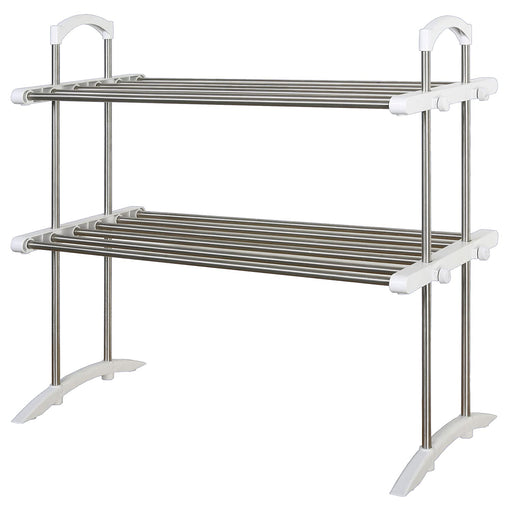 Ping An Copper Co. Ltd. Heian Shindo White Kitchen Rack 2 Shelves 6Kg/Shelf Japan 53-91Cm Width 50Cm Height 24Cm Depth Tos-10-Kiichin - The #1 Place for Japanese Goods in Your Hand!