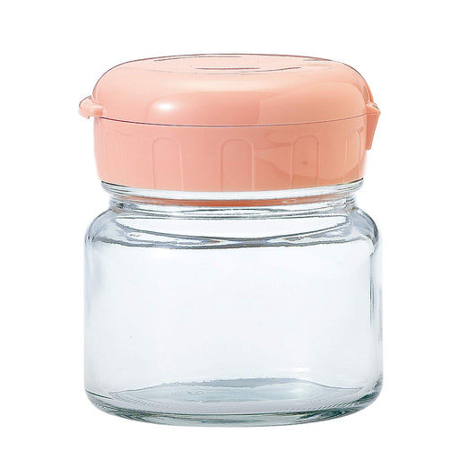 Toyo Sasaki Glass Pink Zukejou Gari Jar Pot - Small Size, Made in Japan-Kiichin - The #1 Place for Japanese Goods in Your Hand!