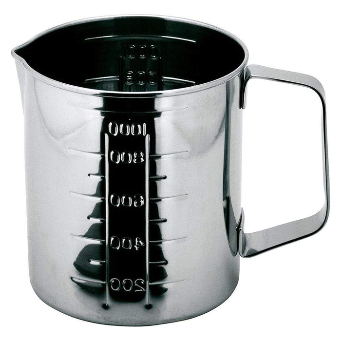 Ichibishi Mitsuwa 18-8 Stainless Measuring Cup 1L - Authentic Japanese Craftsmanship-Kiichin - The #1 Place for Japanese Goods in Your Hand!