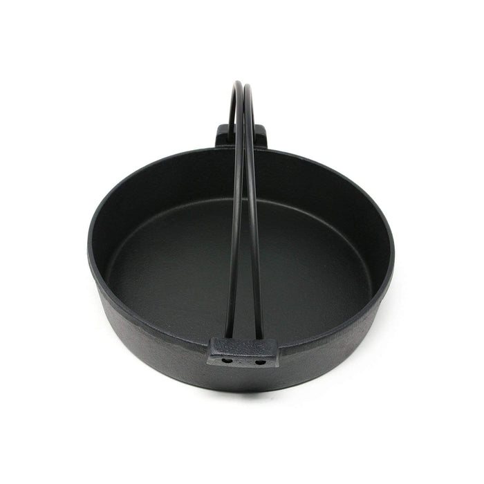 Ikenaga 24cm Induction Cast-Iron Sukiyaki Pan with Dual Handles-Kiichin - The #1 Place for Japanese Goods in Your Hand!