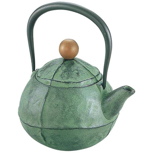Ikenaga Nambu Tetsubin Kuru・Mu Green - Authentic Japanese Cast Iron Teapot-Kiichin - The #1 Place for Japanese Goods in Your Hand!