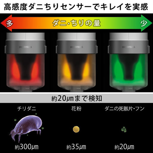 Iris Ohyama Super Suction Duvet Cleaner with Dust Mite Sensor - Made in Japan-Kiichin - The #1 Place for Japanese Goods in Your Hand!