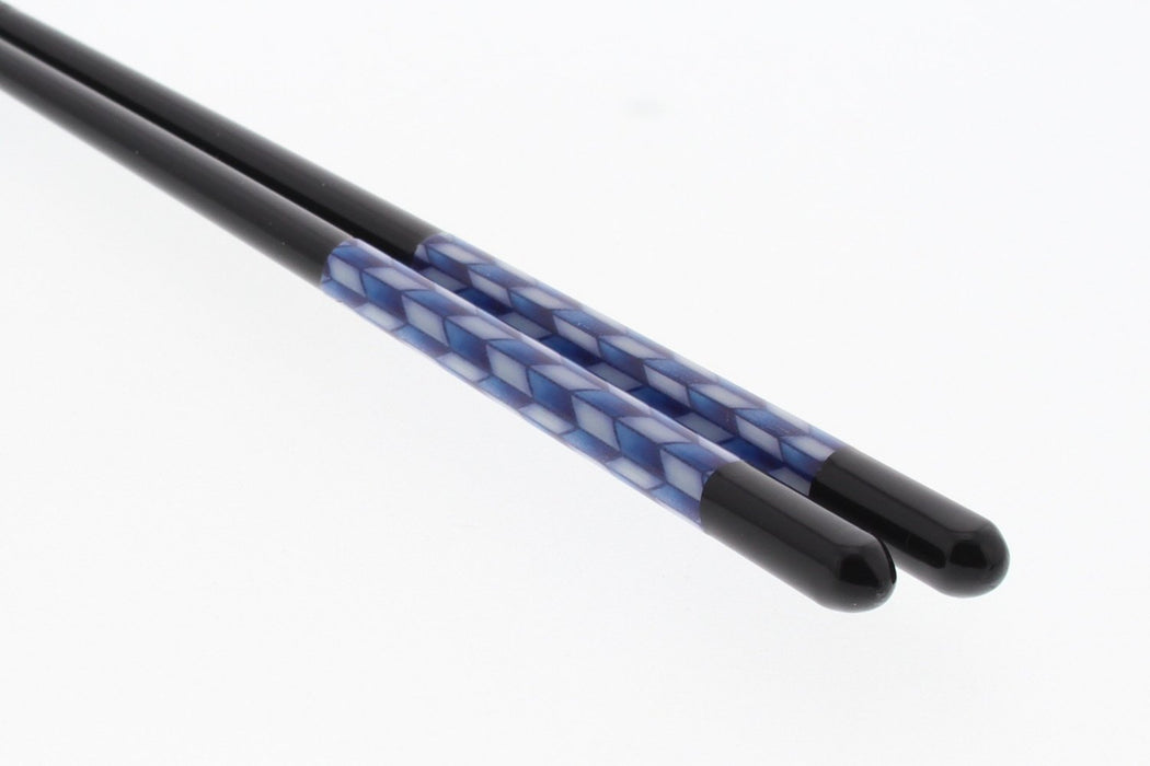 Ishida Japan 5-Guest Indigo Wooden Chopsticks Set - 23cm-Kiichin - The #1 Place for Japanese Goods in Your Hand!