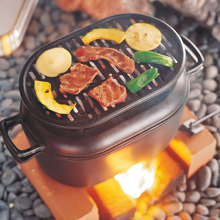 Iwachu Nambu Cast Iron Dutch Oven - Premium Quality Cooking Pot-Kiichin - The #1 Place for Japanese Goods in Your Hand!