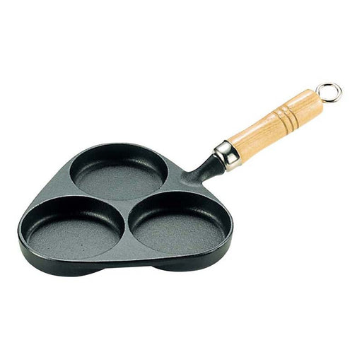 Iwachu Nambu Cast Iron Medamayaki Pan - Perfect for Sunny-Side Up Eggs-Kiichin - The #1 Place for Japanese Goods in Your Hand!