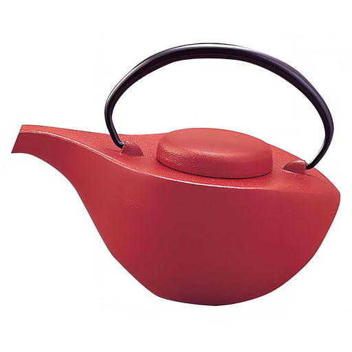 Iwachu Nambu Cast Iron Tetsukyusu Teapot - Hikifune Red Authentic Japanese Tea Brewing Essential-Kiichin - The #1 Place for Japanese Goods in Your Hand!
