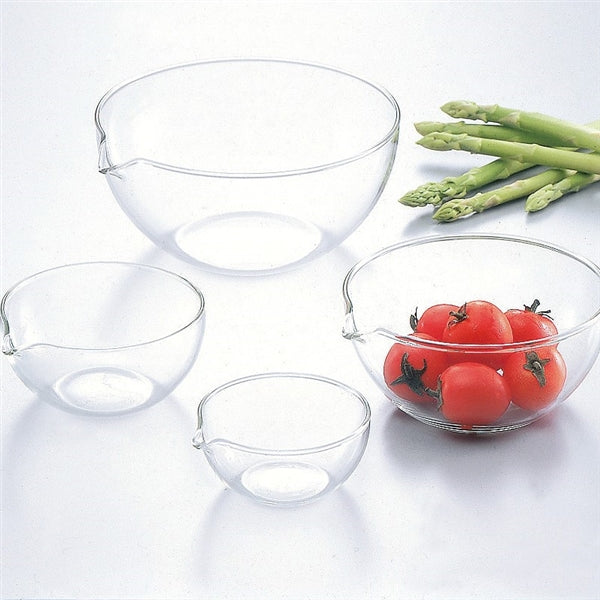 Iwaki 250ml Glass Lipped Bowl - Heat Resistant & Durable-Kiichin - The #1 Place for Japanese Goods in Your Hand!