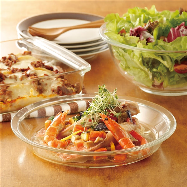 Iwaki Small Heat-Resistant Glass Pie Plate-Kiichin - The #1 Place for Japanese Goods in Your Hand!