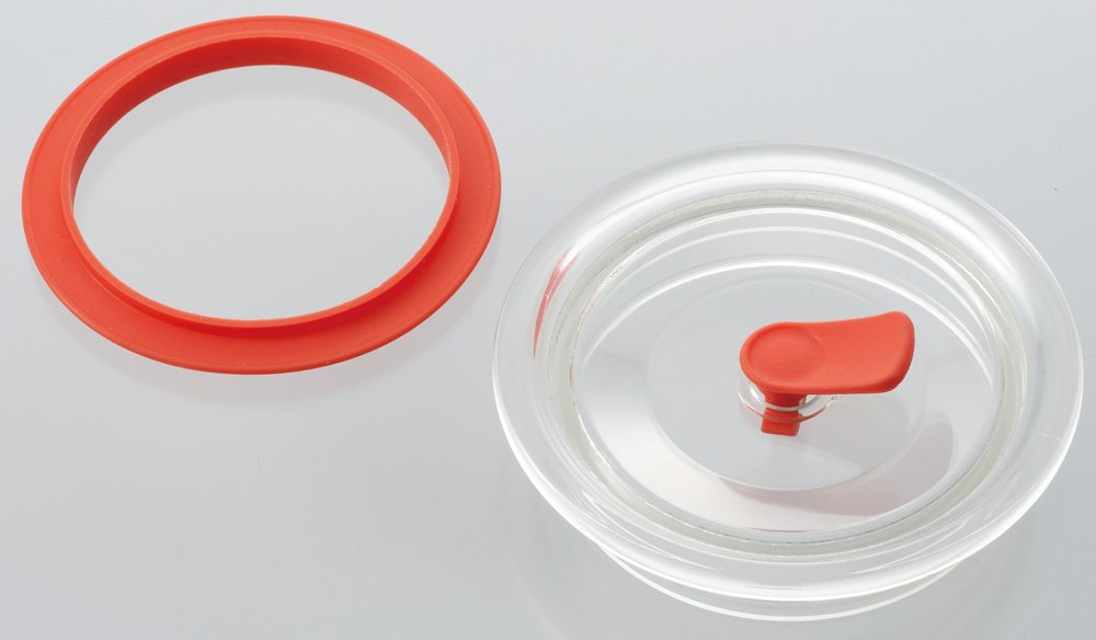 Iwaki Japan Kbt7003M-R Glass Airtight Canister 1.45L 4Pcs - 12.4Cm Dia 18.1Cm H-Kiichin - The #1 Place for Japanese Goods in Your Hand!