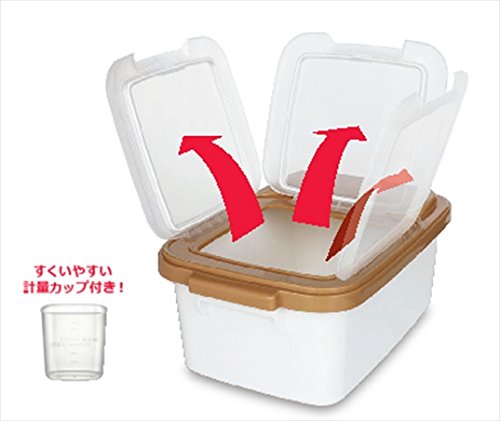 Iwasaki Industry 5Kg Rice Bins - Made In Japan - Drawer B-2895Pa-Kiichin - The #1 Place for Japanese Goods in Your Hand!