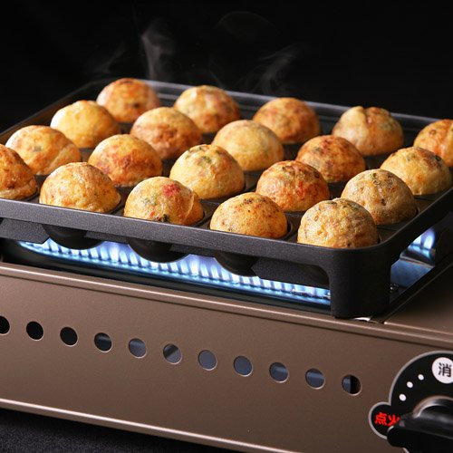 Iwatani Octopus Takoyaki Maker - Japan's Super Flame Cassette Gas (Entako) CB-ETK-1-Kiichin - The #1 Place for Japanese Goods in Your Hand!