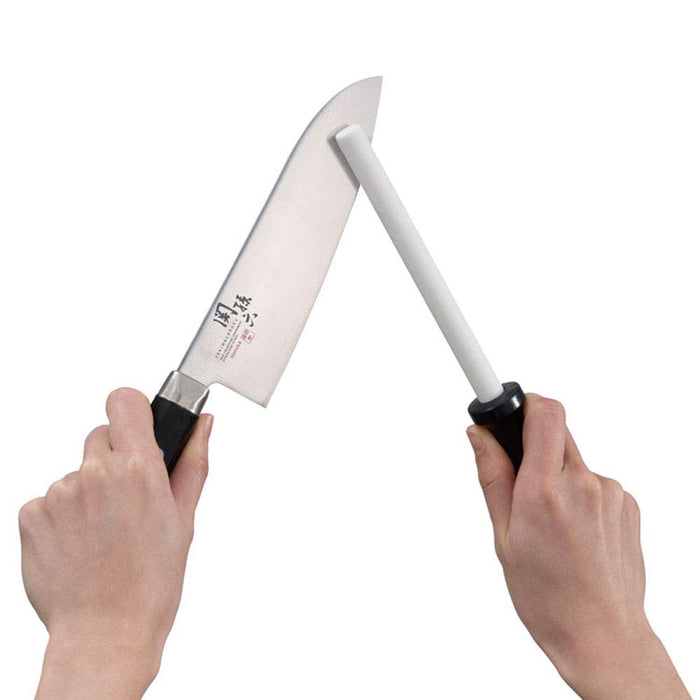 Kai Corporation Japan Ceramic Stick Kitchen Tool Sharpener - Premium Quality Kitchen Tool-Kiichin - The #1 Place for Japanese Goods in Your Hand!