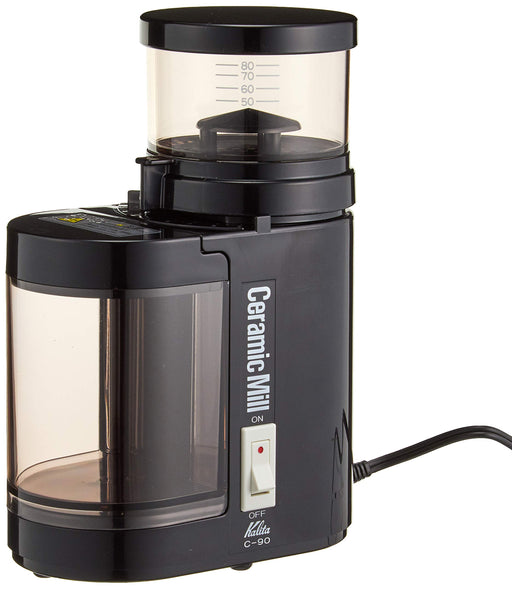 Kalita C-90 Japanese Ceramic Coffee Grinder - Black-Kiichin - The #1 Place for Japanese Goods in Your Hand!