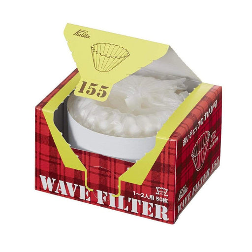 Kalita Wave 155 Filter (50P) - Premium Coffee Brewing Essential-Kiichin - The #1 Place for Japanese Goods in Your Hand!