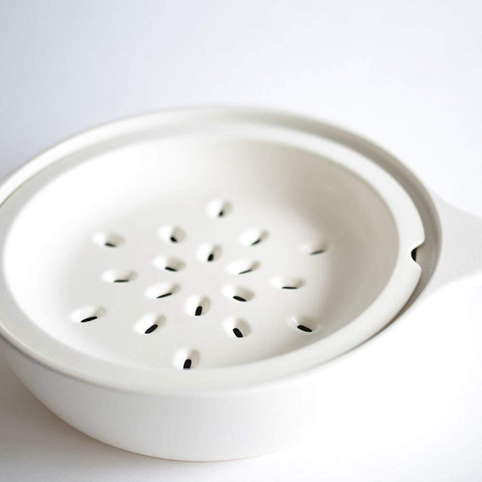 Kinto Kakomi Ih Clay Pot 1.2L White - Japanese Made 25190-Kiichin - The #1 Place for Japanese Goods in Your Hand!