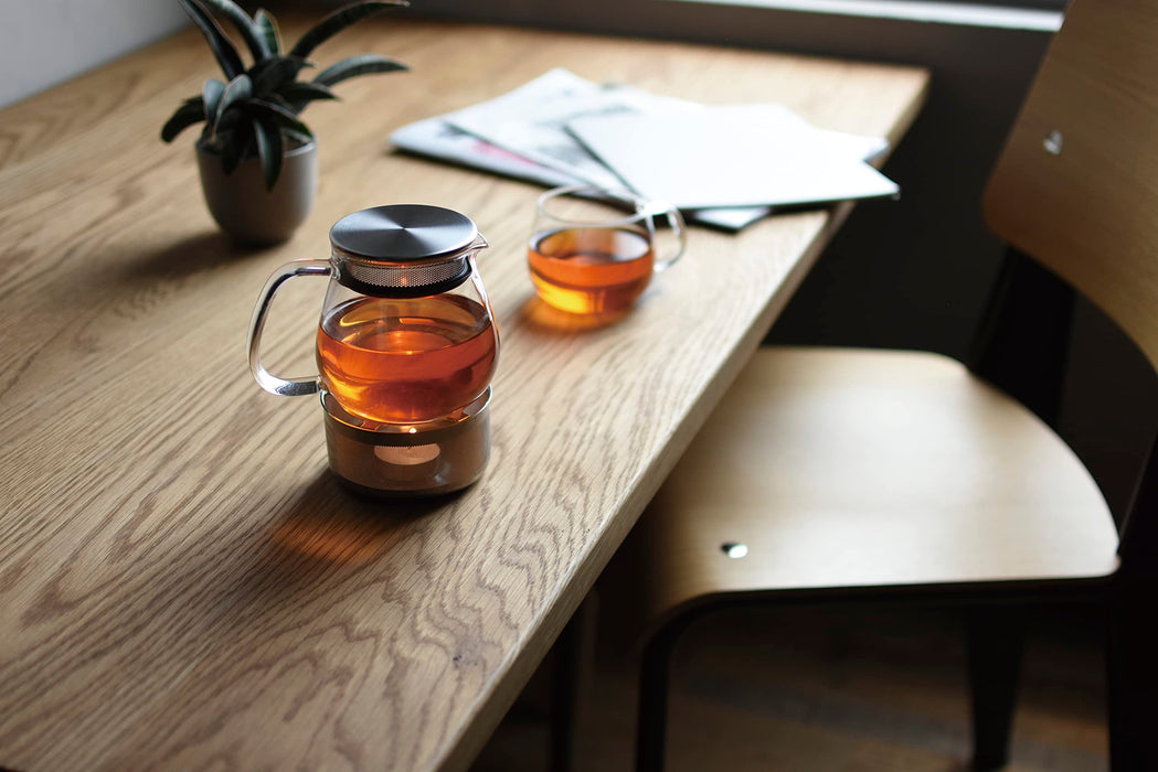 Kinto Unitea 460Ml One-Touch Teapot - Authentic Japanese Design-Kiichin - The #1 Place for Japanese Goods in Your Hand!