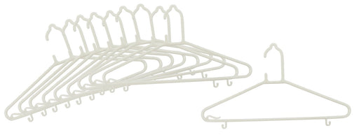 Kokubo Industry 10-Piece Off-White Hanger Set - Japan-Kiichin - The #1 Place for Japanese Goods in Your Hand!