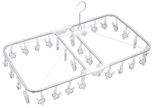 Ohe Laundry Clothesline Hanger - Aluminum Frame, Durable - 63x35x32.5cm-Kiichin - The #1 Place for Japanese Goods in Your Hand!